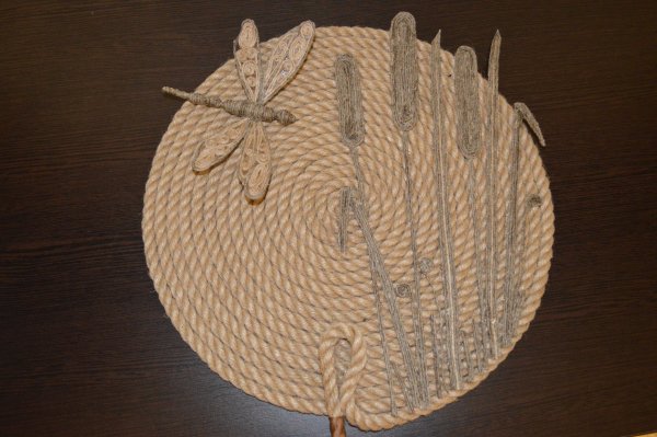 Вязание крючком из камыша