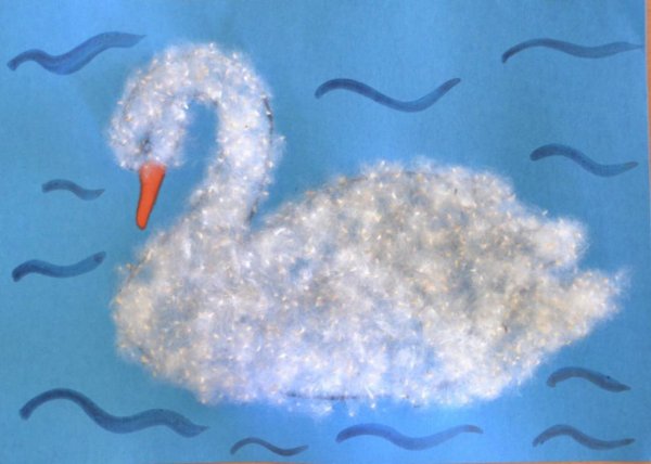 Поделки из тополиного пуха в детском саду