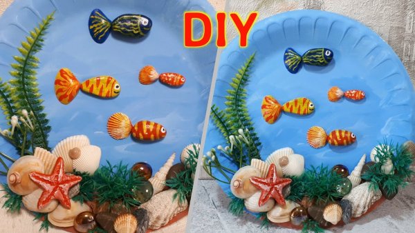 Поделки из ракушек в детском саду
