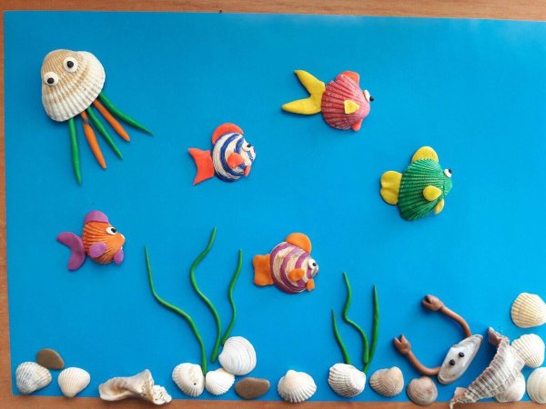 Поделки из ракушек для детей