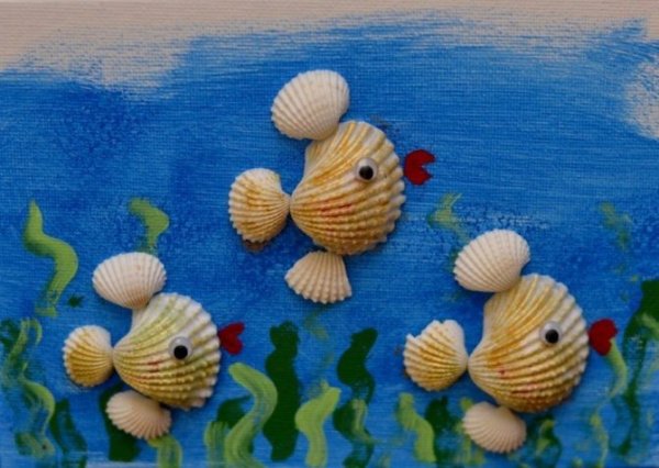 Поделки из ракушек своими руками для детей