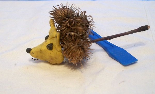 Поделки из природного материала репьи