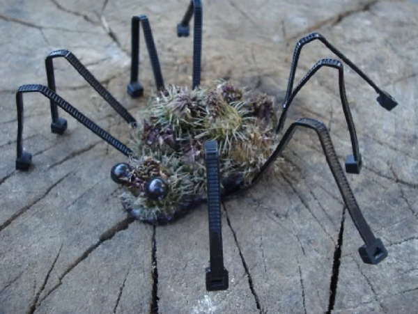 Паук из репейника