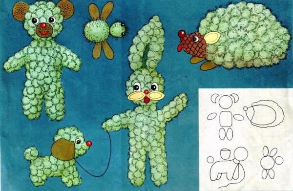 Поделки из колючек