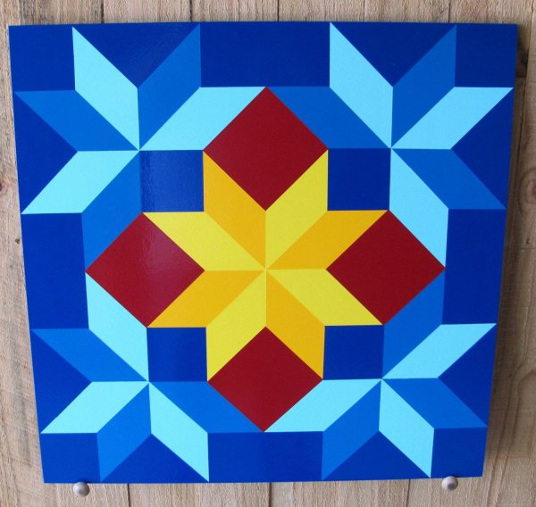 Геометрический орнамент в цвете