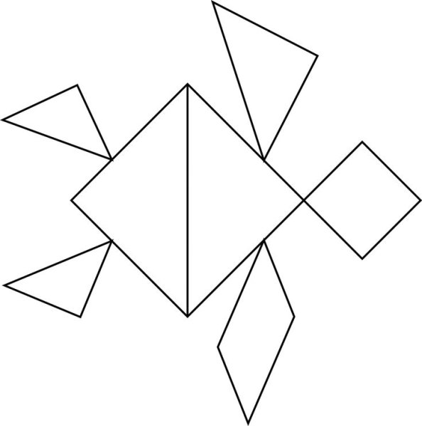 Схемы для танграма для детей 5-7 лет