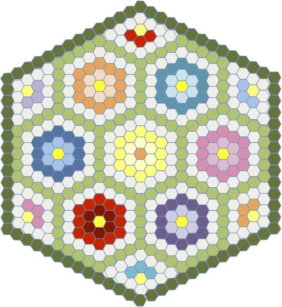 Узоры из шестиугольников пэчворк