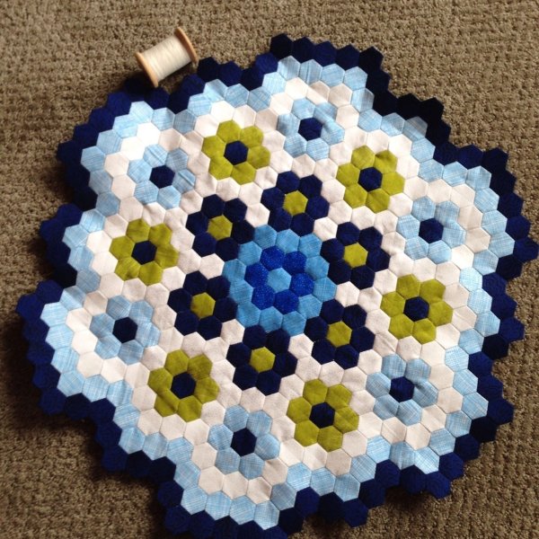Гексагон в Лоскутном шитье