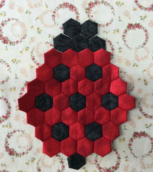 Пэчворк техника Гексагон Гексагон пэчворк