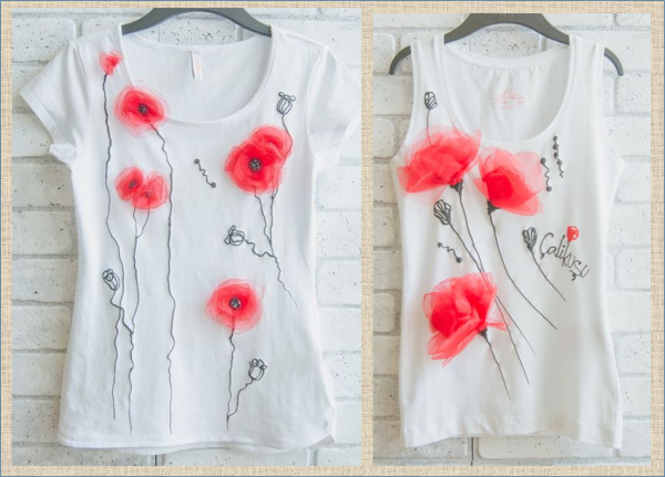 Декор и аппликации из шифона