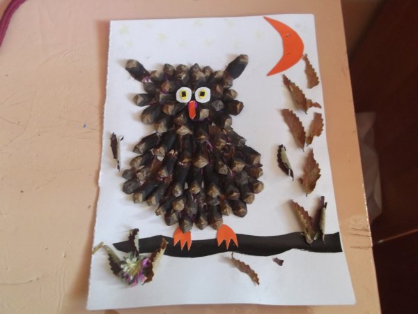 Поделки из природного материала шишек