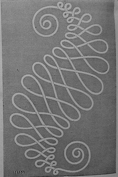 Вышивка шнуром узоры