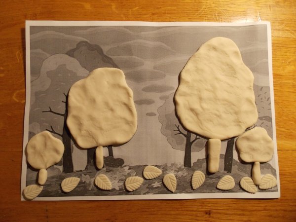 Осень из соленого теста