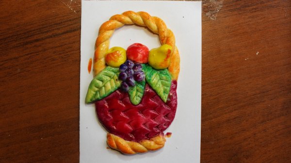 Лепка из теста для детей