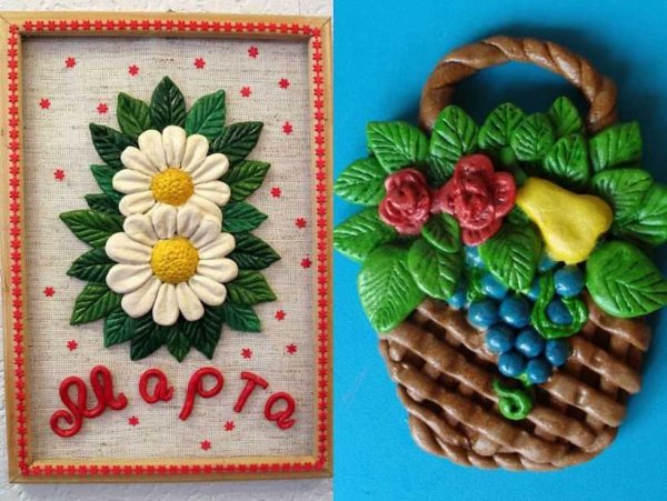 Поделки из соленого теста своими руками