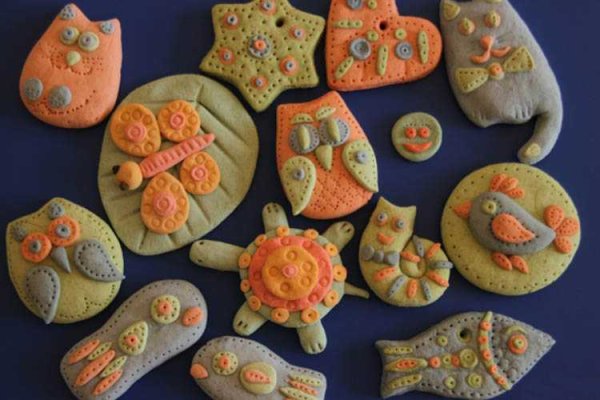 Фигурки из теста для лепки