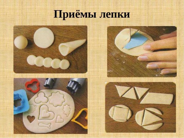 Лепка из солёного теста для детей