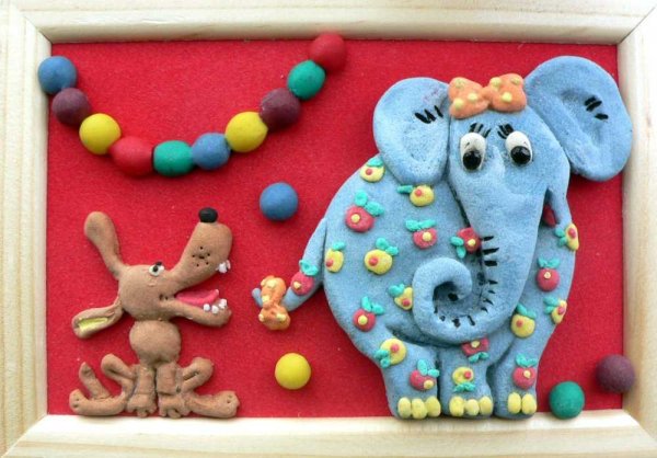 Лейка из соленого теста