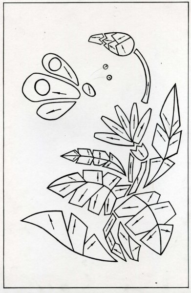 Трафареты для панно из соломки