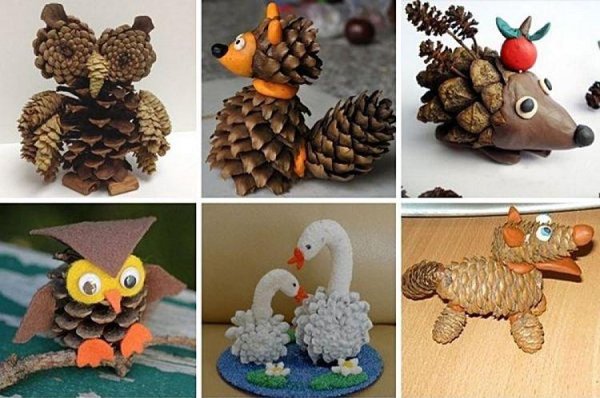 Поделки из шишек