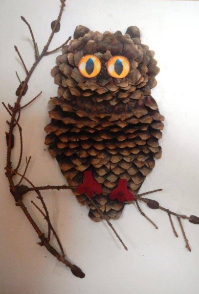 Поделки с шишками