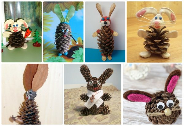 Поделки из шишек