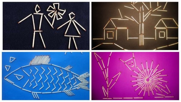 Поделки из спичек для детей