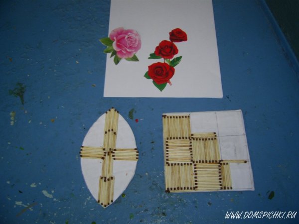 Панно из спичек