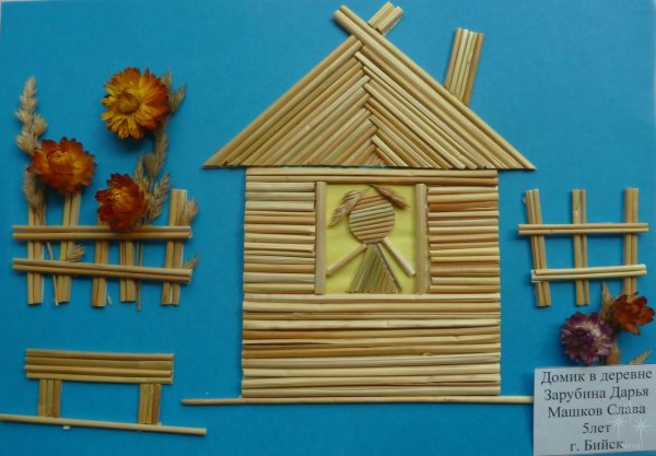 Поделки из соломы для детей