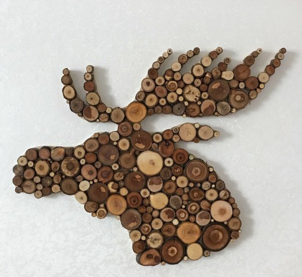 Поделки из срезов дерева