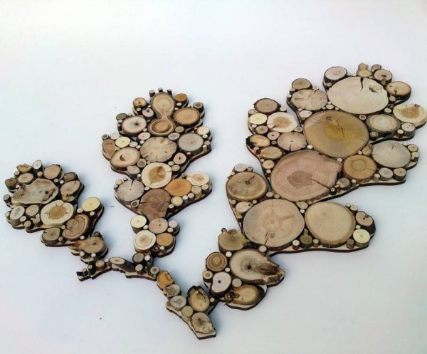 Поделки из срезов дерева