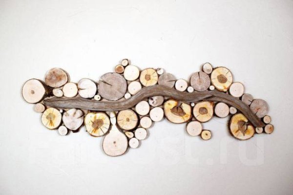 Деревянный срез для декора