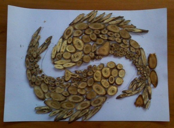 Поделки из срезов дерева