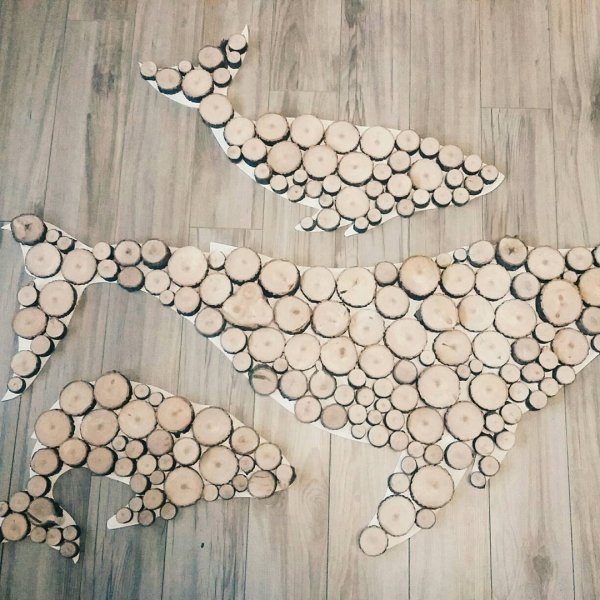 Панно из спилов