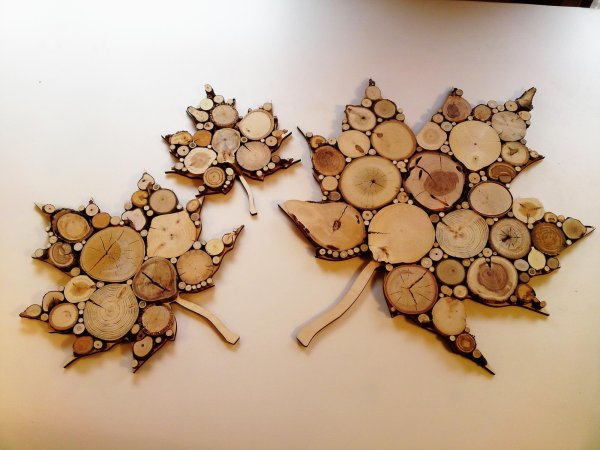 Декорирование природными материалами