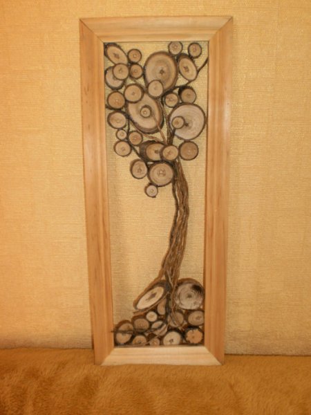 Поделки из срезов дерева