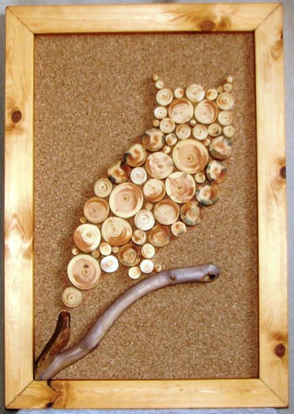 Панно из веток