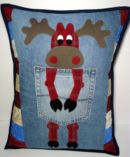 Аппликация из джинса