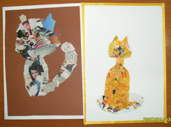 Коллаж из газет