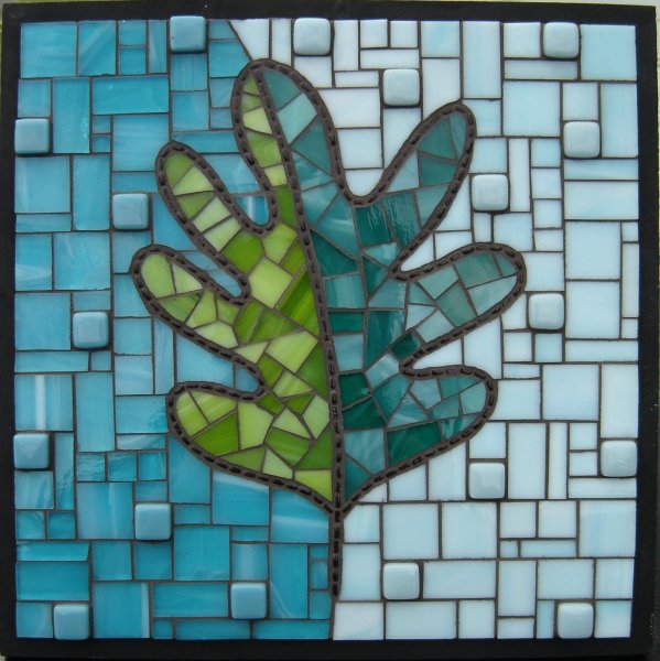 Мозаика из цветной бумаги