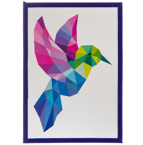 "Геометрическая аппликация. Колибри" (вв3351)