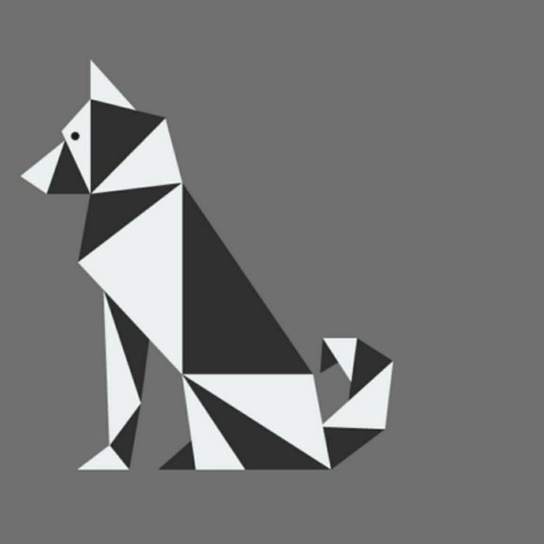 Животные из геометрических фигур