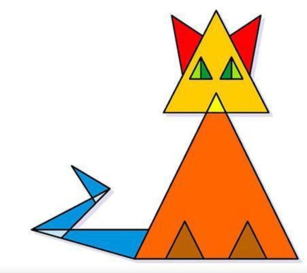 Фигурки из треугольников