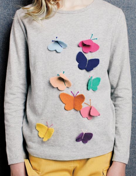 Стильные аппликации на одежду