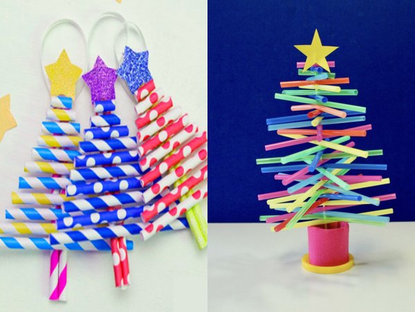 Поделки из трубочек для коктейля