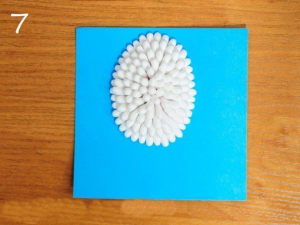 Поделки из ватных дисков и палочек