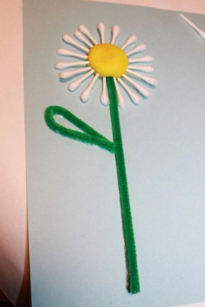 Поделки из ватных палочек