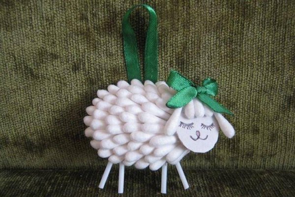 Поделки из ватных палочек