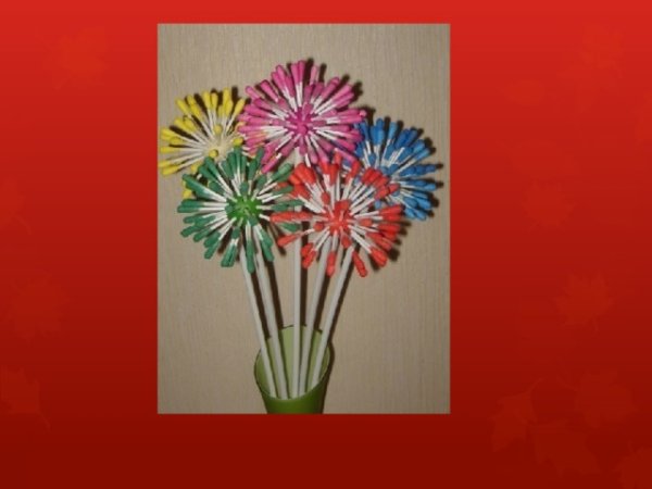 Поделки из ватных палочек