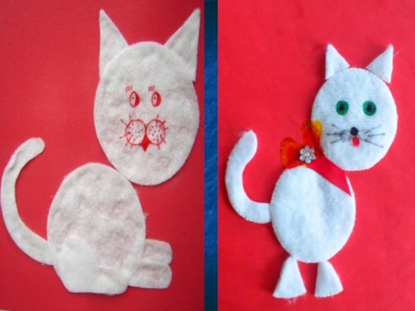 Поделки из ватных дисков для детей